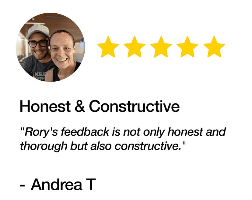 Testimonial from Andrea